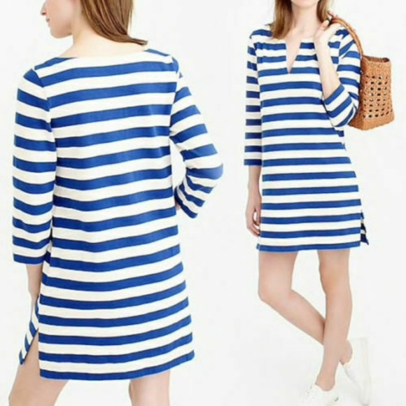 J. Crew Dresses & Skirts - J. Crew Striped Tunic Shirt Dress Size XXS